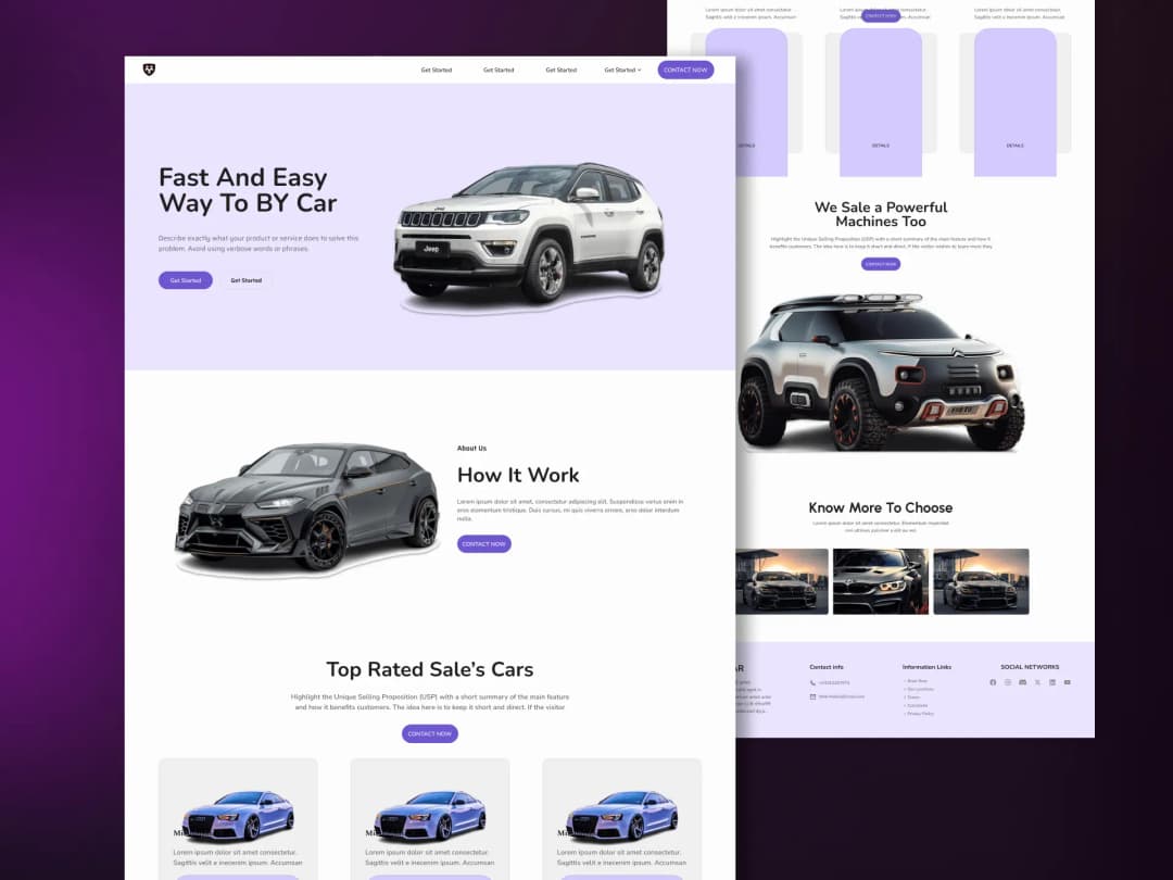 portfolio cards