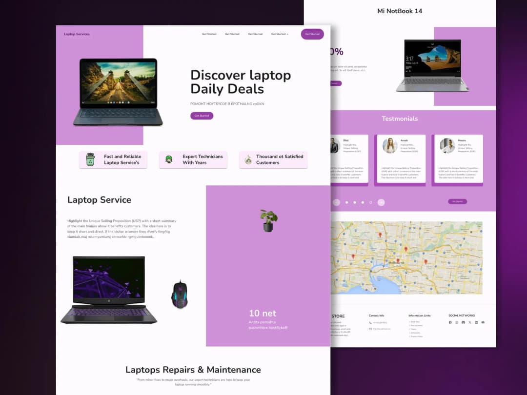 portfolio cards