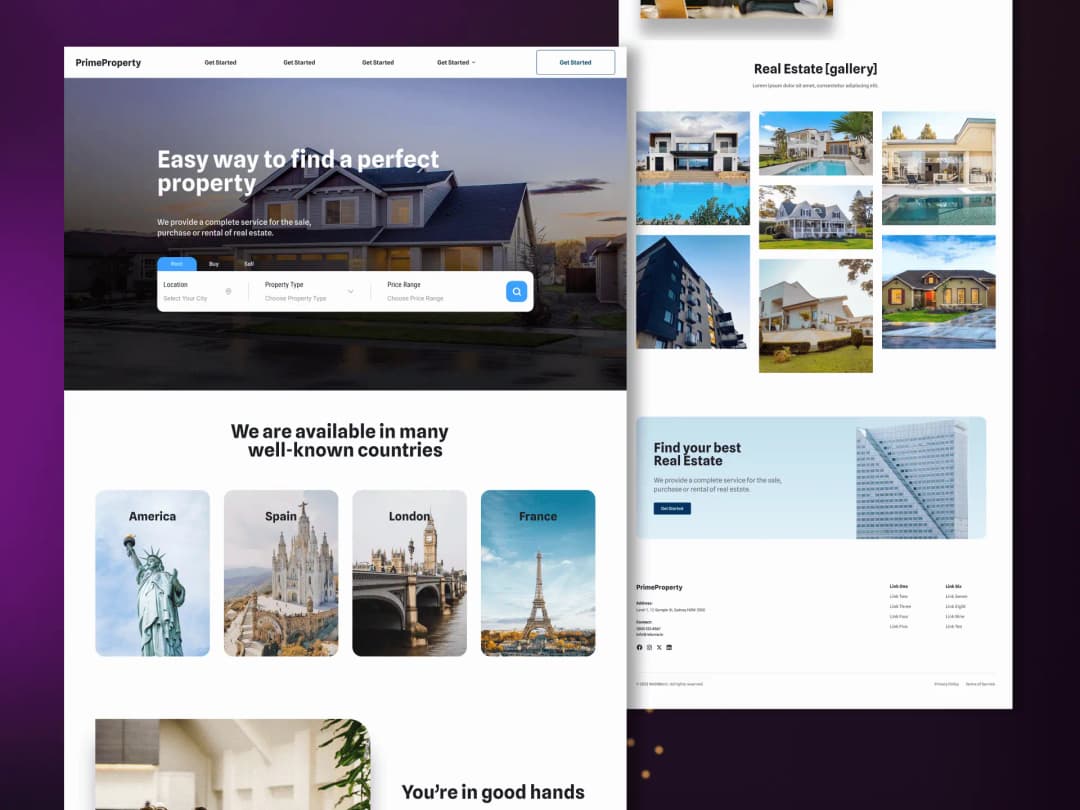 portfolio cards